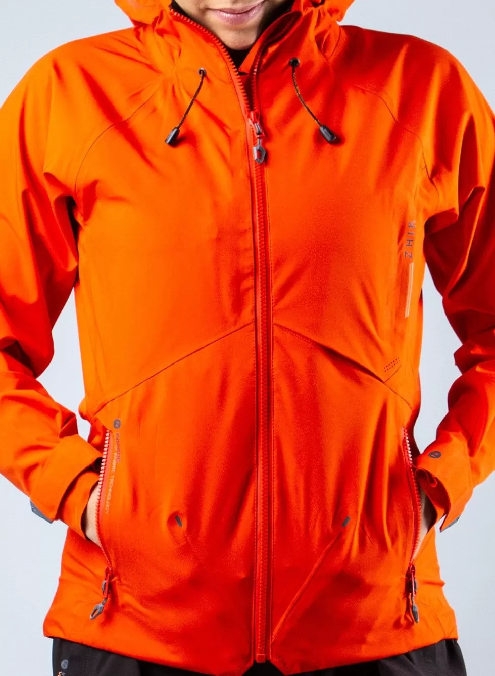 Donna Giubbotto Invernale Ins200 Rosso Fuoco - Saldi Ultimi Pezzi Giacche Sportive Eleganti
