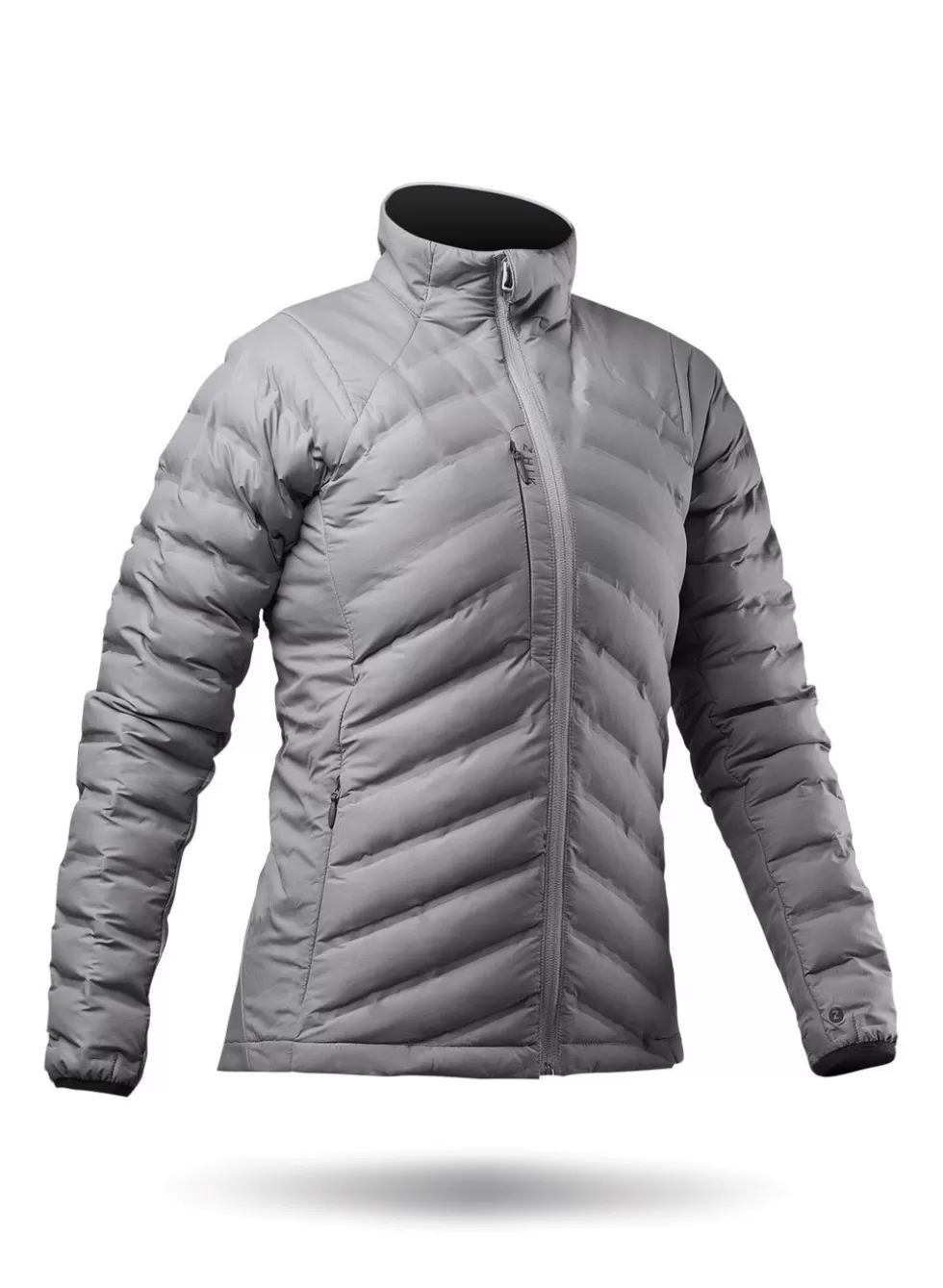 Donna Elegante Giacca Termica con Rivestimento in Platino - Piumino Isolato Invernale Confortevole per Stile Urbano