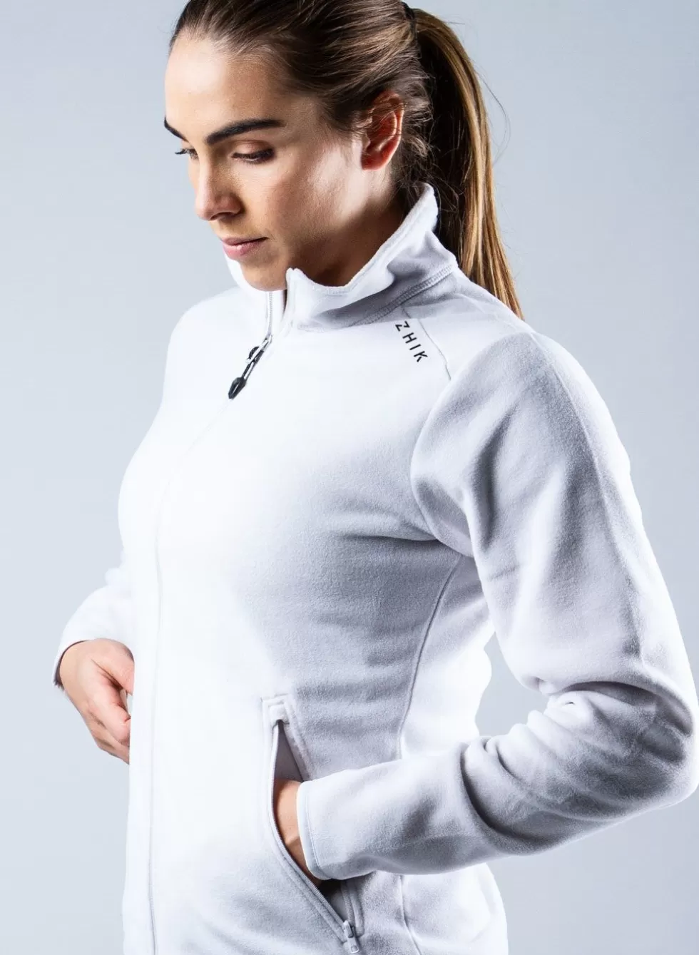 Morbido Pile Termico Platinum Donna - Giacca con Zip Frontale Integrale per Strati Intermedi | Outlet Primavera
