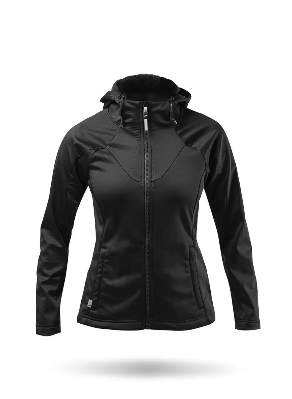 Comoda felpa tecnica donna - Nero intenso per sportivi e outdoor