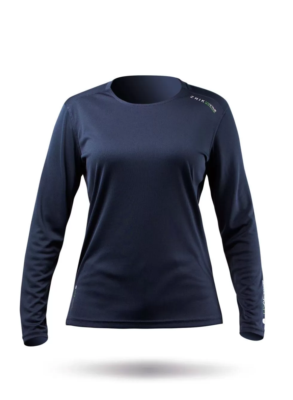 Best Sale Womens Uvactive Long Sleeve Top – Navy Women Sun Protection Tops