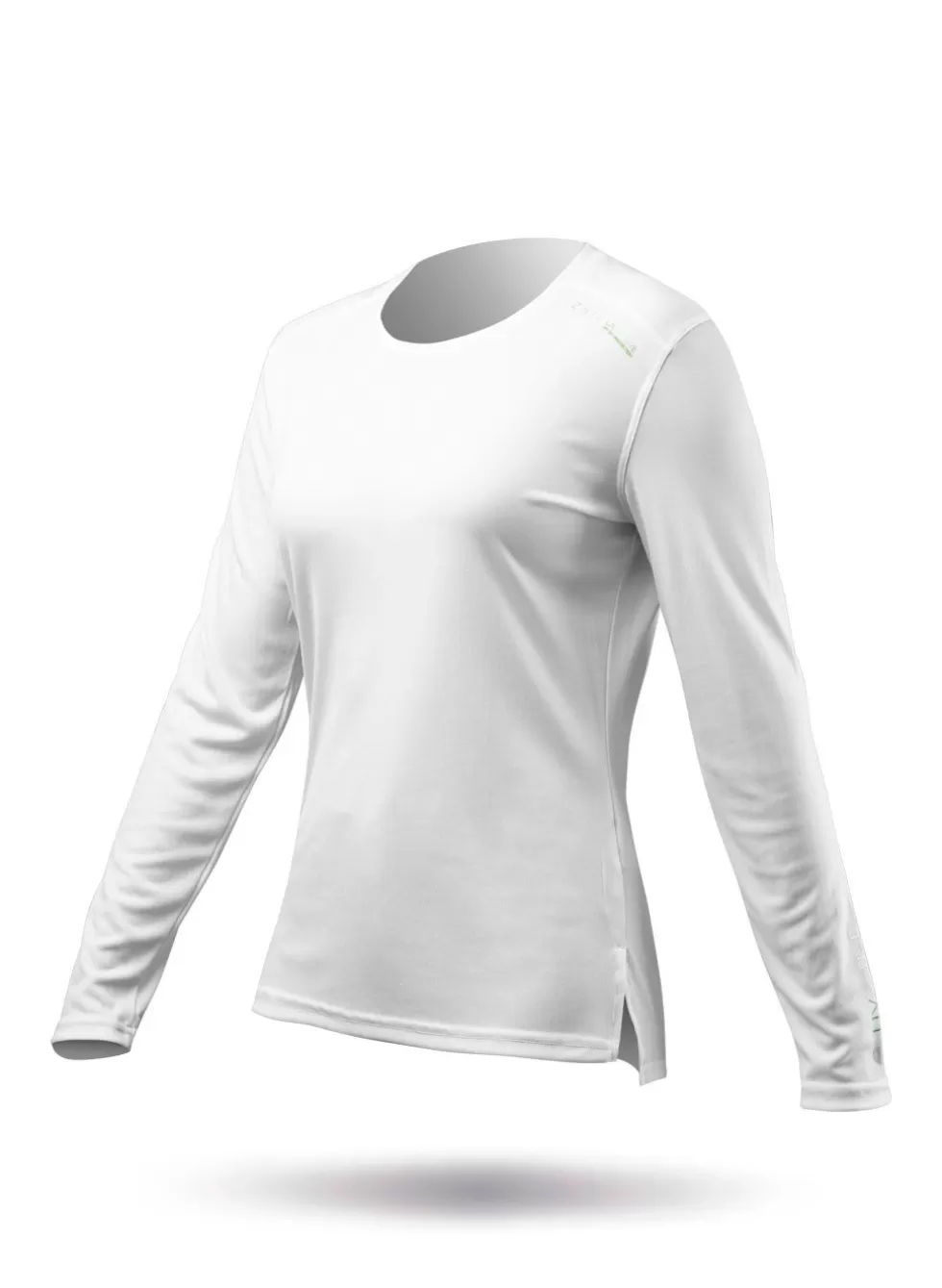 Maglia Elegante con Protezione UV Donna - Top Manica Lunga Bianca per Scudo Solare Attivo