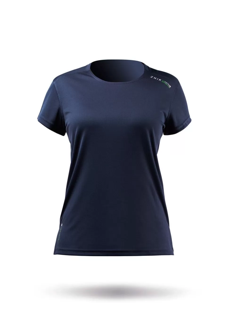 Protezione Solare Perfetta: Maglietta UVActive Manica Corta Donna in Blu Marino - Abbigliamento Estivo Comodo e Traspirante