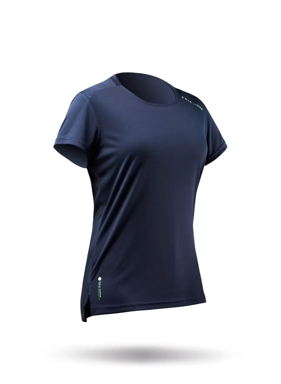 Maglietta Donna Manica Corta Blu Marino - Tessuto Tecnico Traspirante con Protezione UV 50+ (Disponibile a Prezzo Scontato)