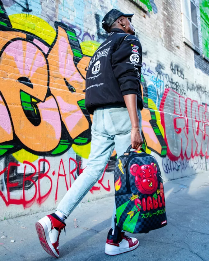 Zaini Urbani Demonio - Stile Ribelle con Grafica WTF di Sprayground