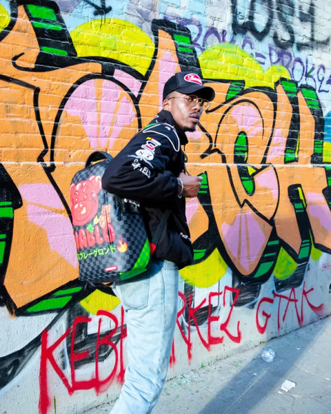 Zaini Urbani Demonio - Stile Ribelle con Grafica WTF di Sprayground
