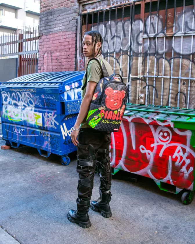 Zaini Urbani Demonio - Stile Ribelle con Grafica WTF di Sprayground