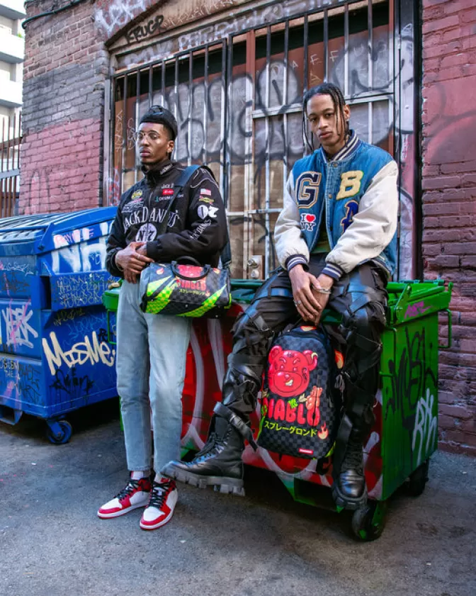 Zaini Urbani Demonio - Stile Ribelle con Grafica WTF di Sprayground