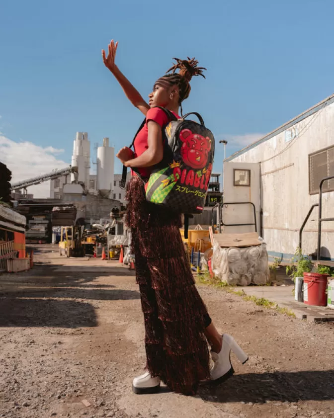 Zaini Urbani Demonio - Stile Ribelle con Grafica WTF di Sprayground