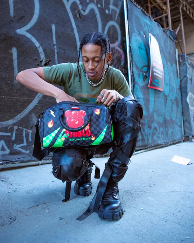 Borse da Viaggio Sprayground - Trolley Diablo Mini con Design Edgy 