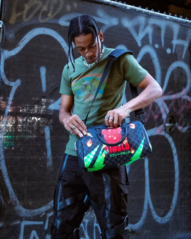 Borse da Viaggio Sprayground - Trolley Diablo Mini con Design Edgy 