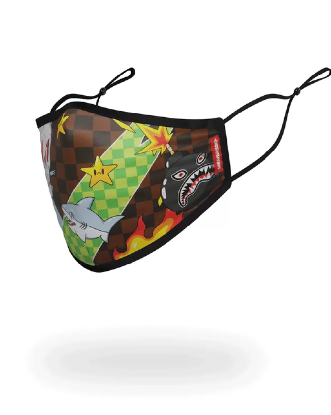Mascherine Sprayground Limited Edition – Thunder Shark Design Irriverente con Protezione Premium