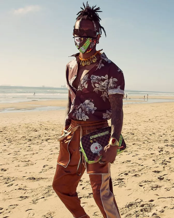 Mascherine Sprayground Limited Edition – Thunder Shark Design Irriverente con Protezione Premium