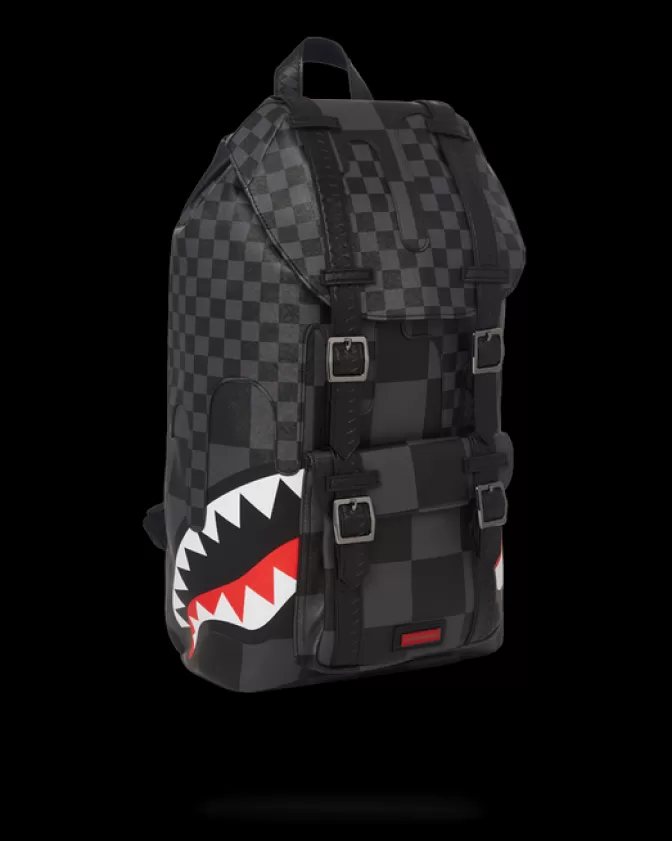 Zaino Sprayground HILLS - Squali Grigi XTC con Stile Urbano e Tema Parigi