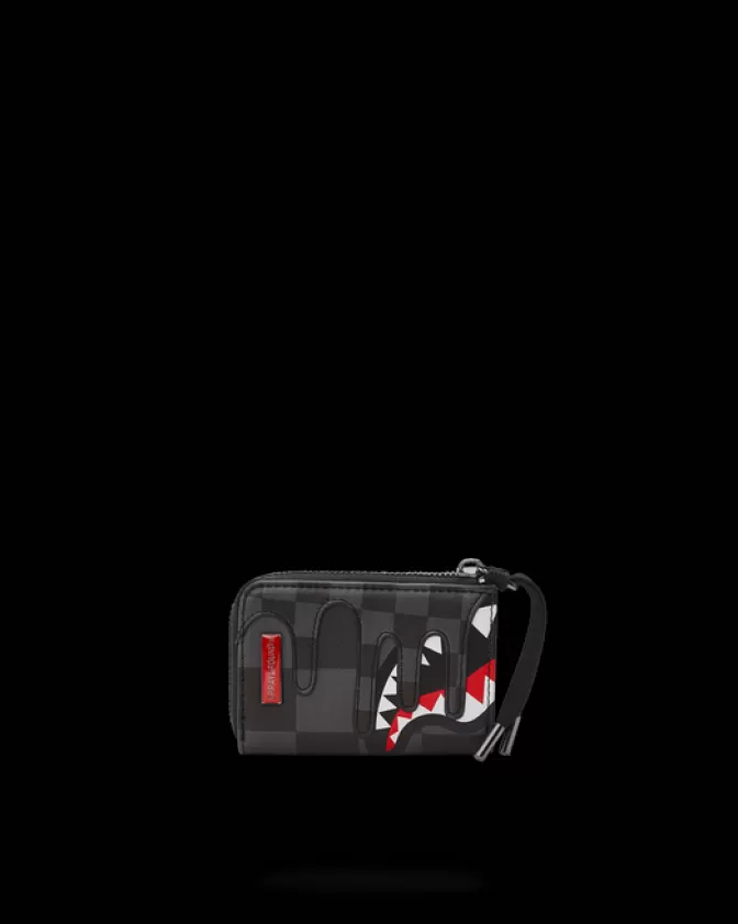 Sprayground Portafoglio XTC - Squali Grigi Streetwear con Tema Parigi, Design Graffiti Urbano