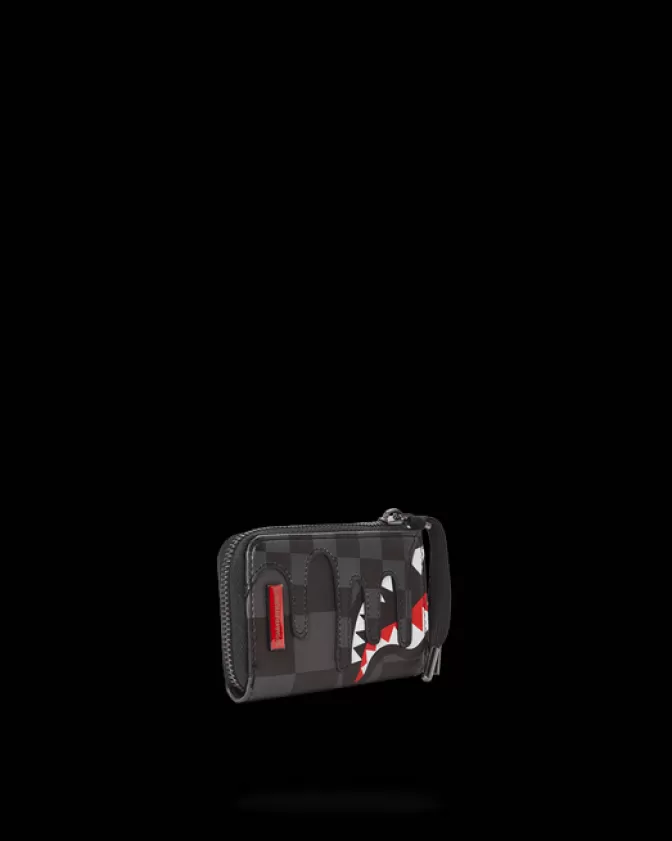 Sprayground Portafoglio XTC - Squali Grigi Streetwear con Tema Parigi, Design Graffiti Urbano