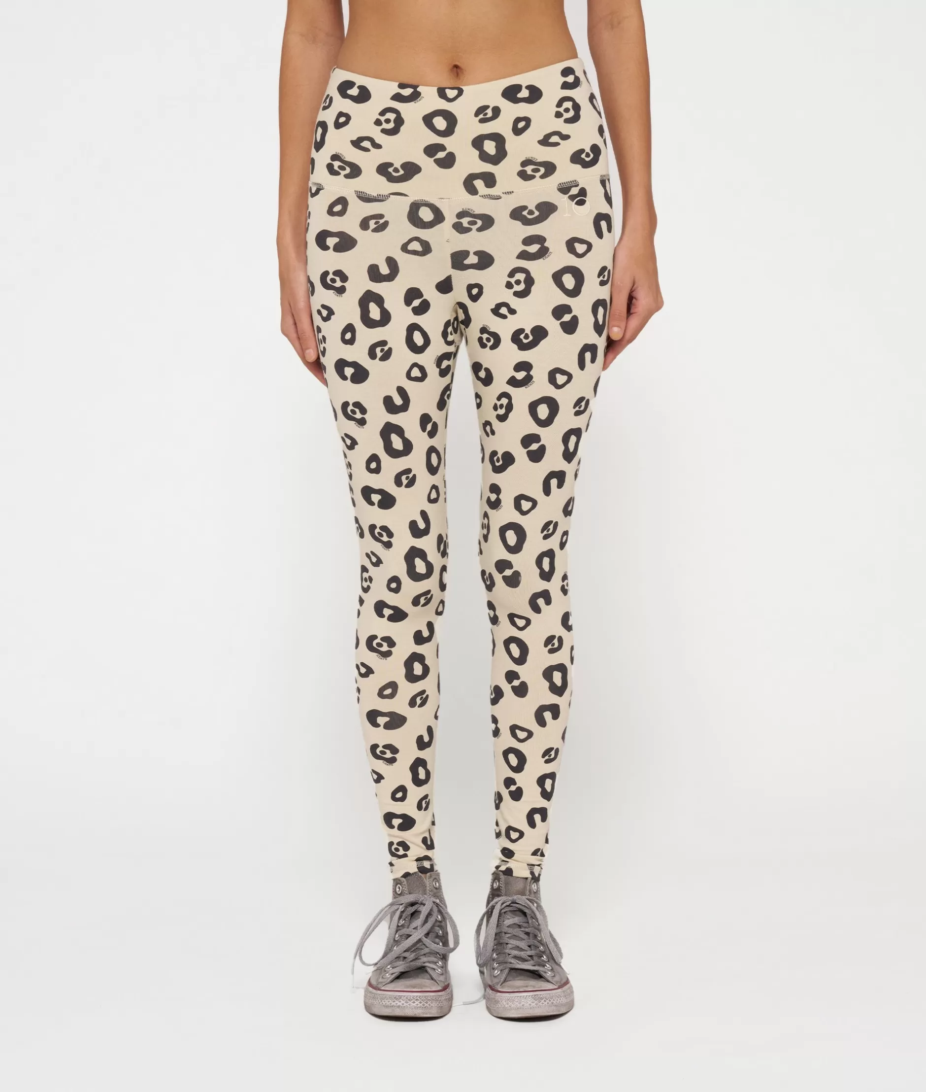 Comode Leggings Yoga Donna con Stampa Leopardo - Pantaloni Sportivi Elastici 10 Giorni