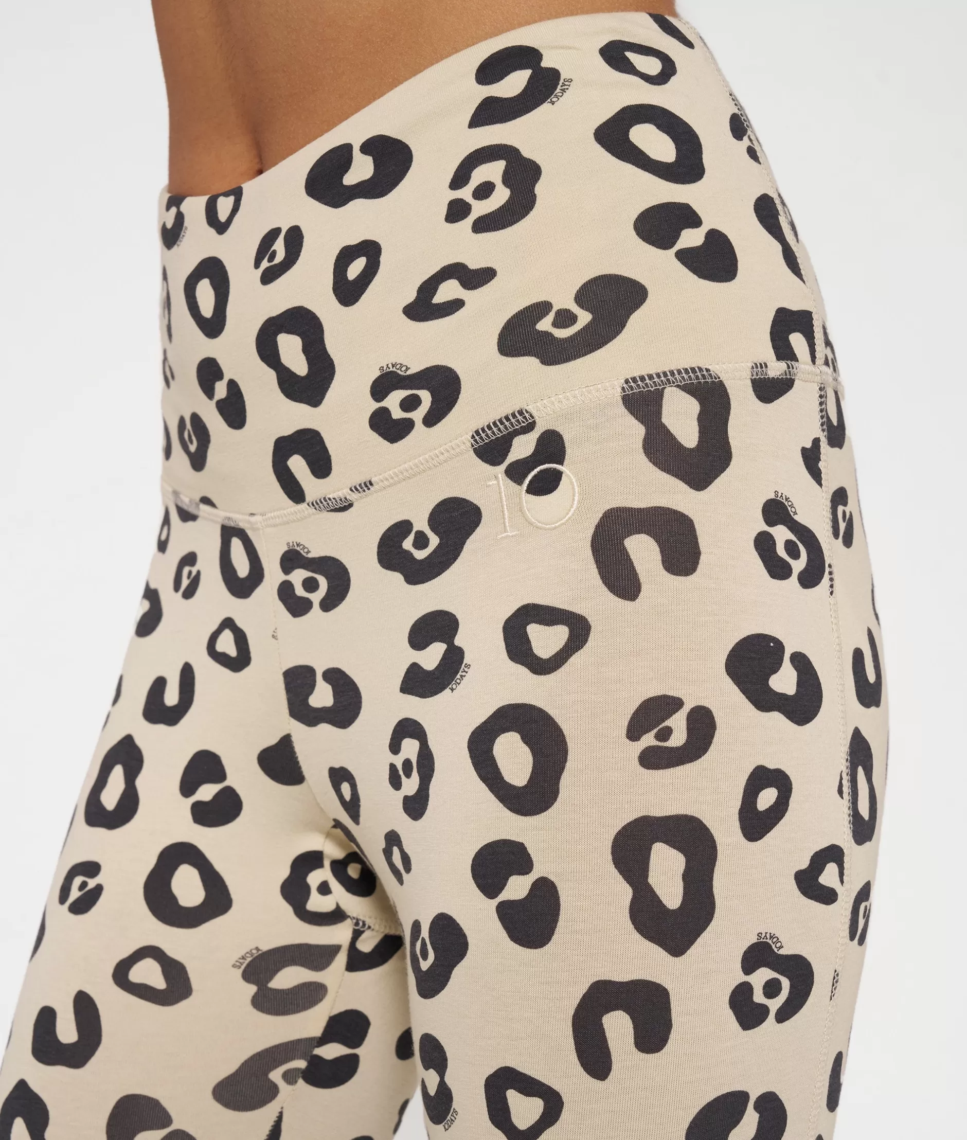 Comode Leggings Yoga Donna con Stampa Leopardo - Pantaloni Sportivi Elastici 10 Giorni