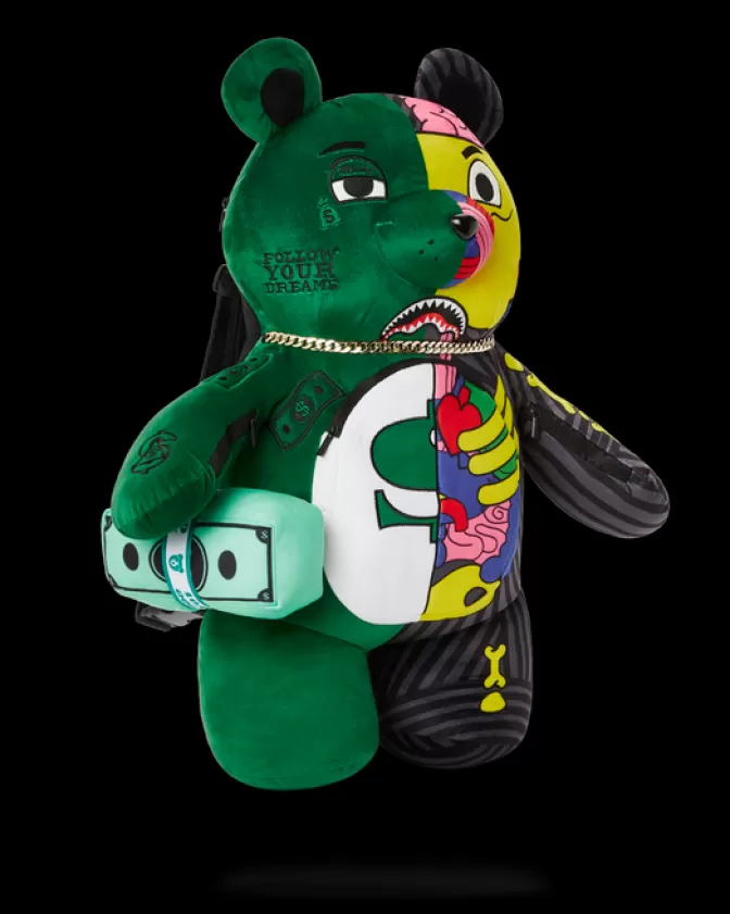 Zaini Sprayground Orsacchiotto Moderni | Borsoni Teenager con Design Futurista MoneyBear X-Ray - Stile Unico per Giovani e Appassionati di Tendenza Urbana
