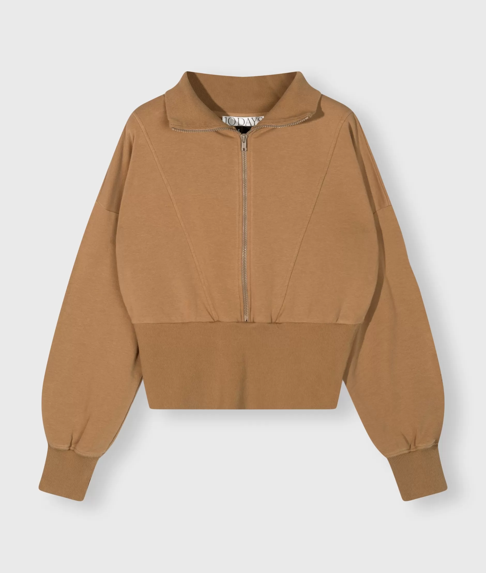 Felpa con Zip Donna 10DAYS - Cappuccio Morbido, Stile Casual Giornaliero