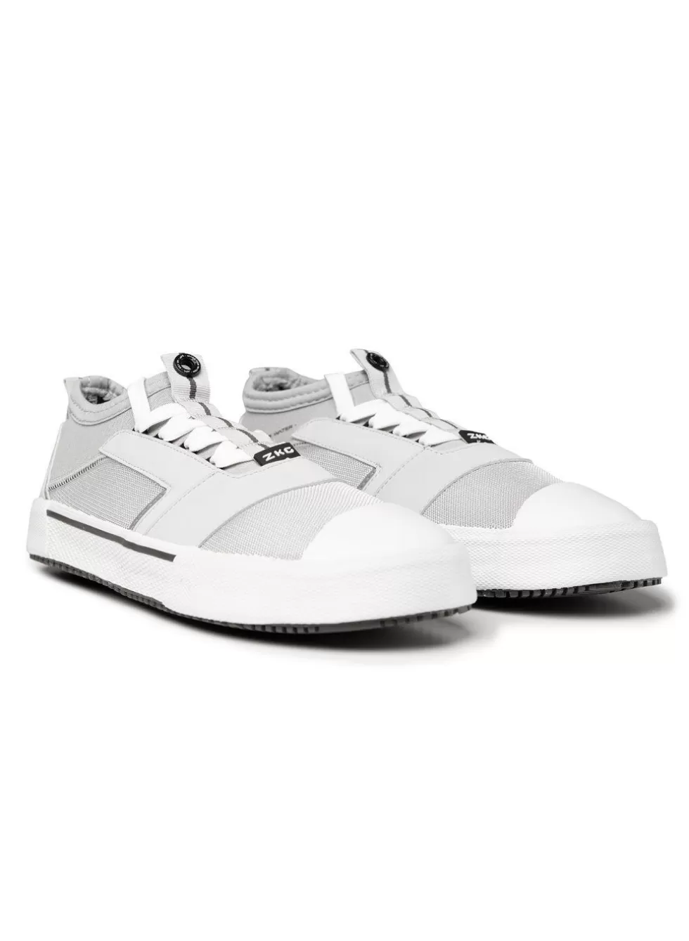 ZKG Stile Urbano - Scarpe Sportive Platino per Uomo, Design Moderno e Comfort Ottimale
